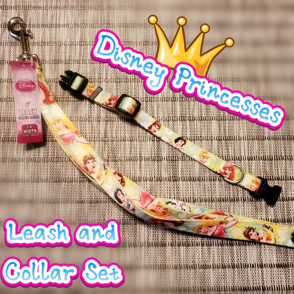 Disney Princess Leash and Collar Set